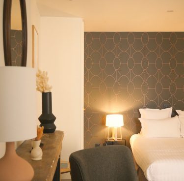 photo d'une chambre supérieure à l'hôtel 4 étoiles du Phénix dans le Vieux Lyon