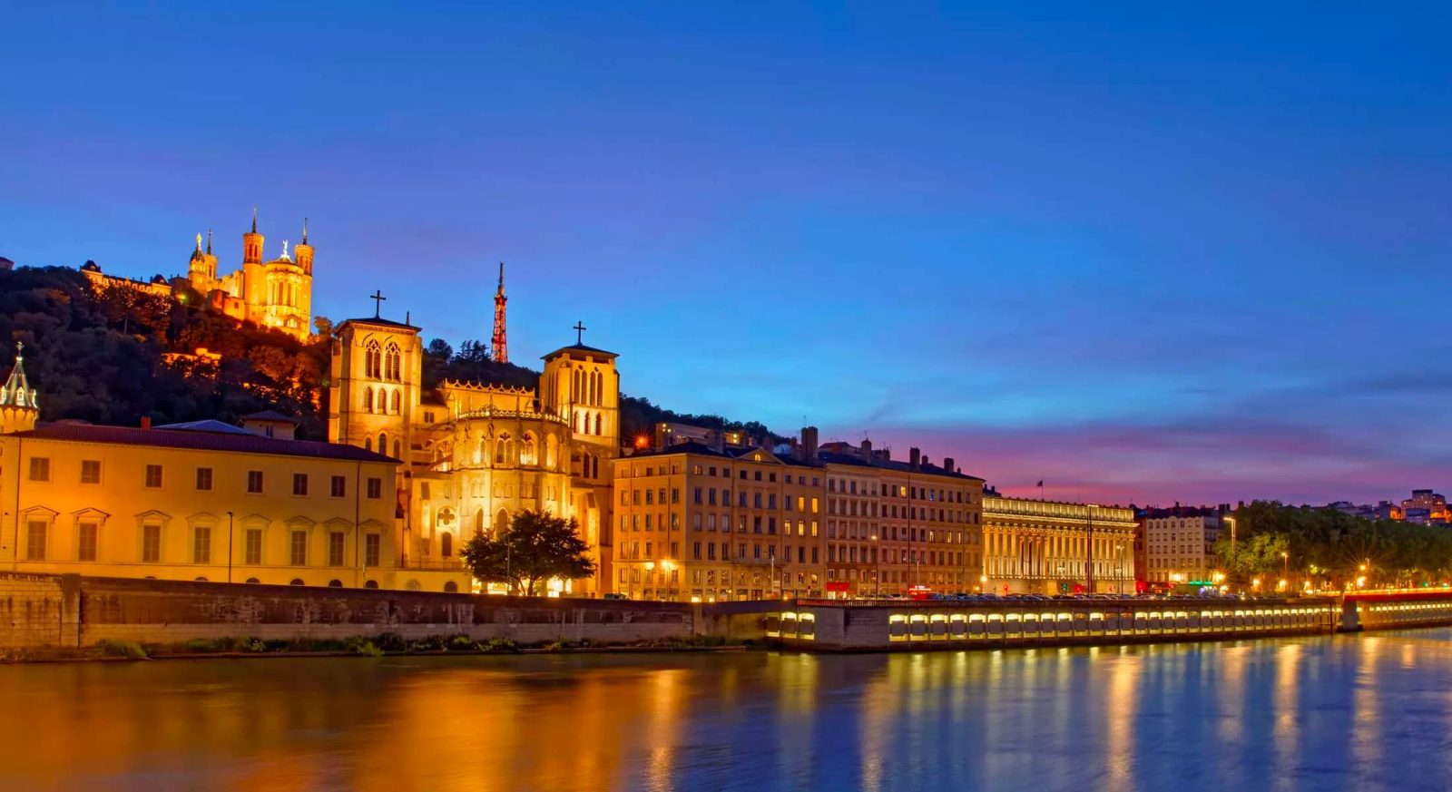 Vieux Lyon la nuit